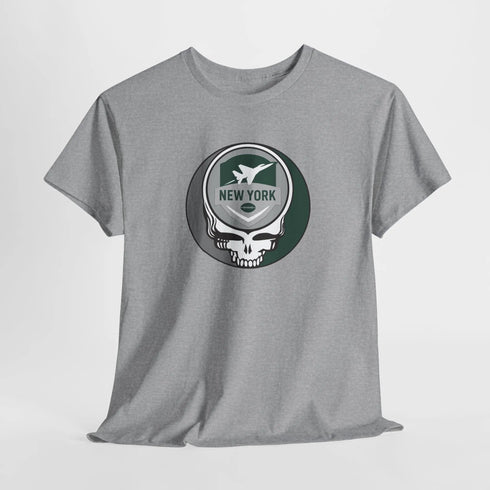 Grateful Dead - New York Jets Stealie Unisex T-Shirt - NFL - StealieShop